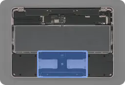 Trackpad Baseplate & Set Screw, MacBook Neo