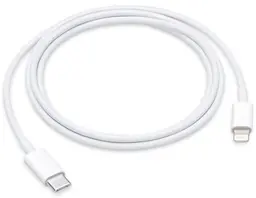 Cable, USB-C to Lightning, 1m, White