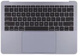 Top Case w/ Keyboard w/ Battery, Space Gray (Alt Keys)