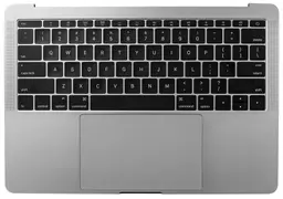 Top Case w/ Keyboard w/ Battery, Silver (Alt Keys) 661-05115