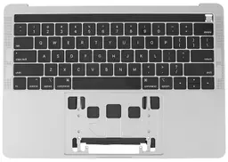 Top Case with Battery, Silver, ANSI 661-12994