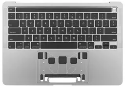 Silver, Topcase with Battery, ANSI