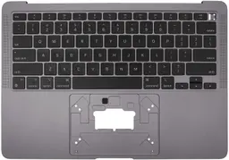 Top Case with Keyboard, Space Gray, ANSI