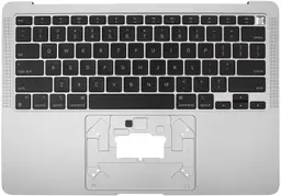 Top Case with Keyboard, Silver, ANSI