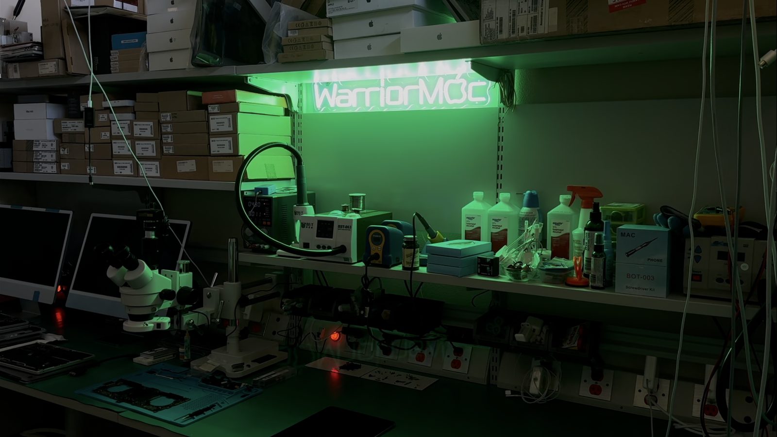 Flexgate on a Mac repair bench