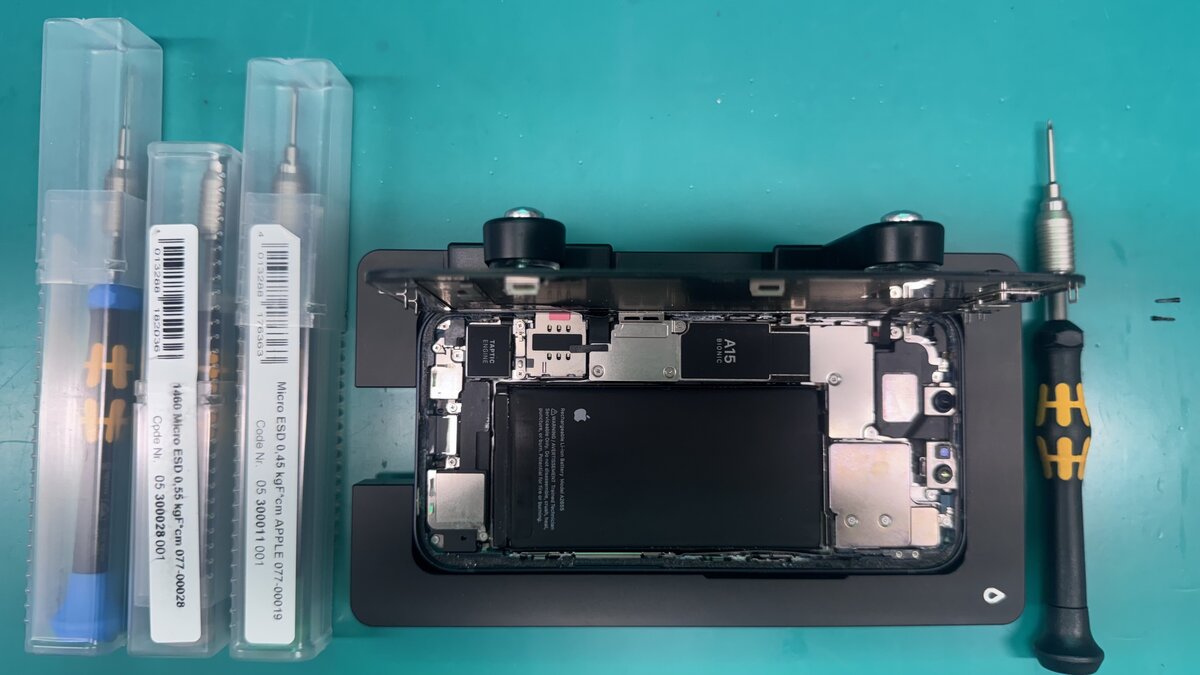 iPhone internal board-level repair at WarriorMac Tampa