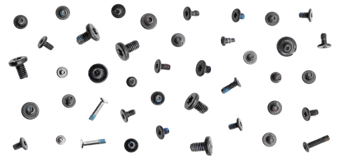 999-0008 – Screws Full Set/Kit, 50+ Pieces