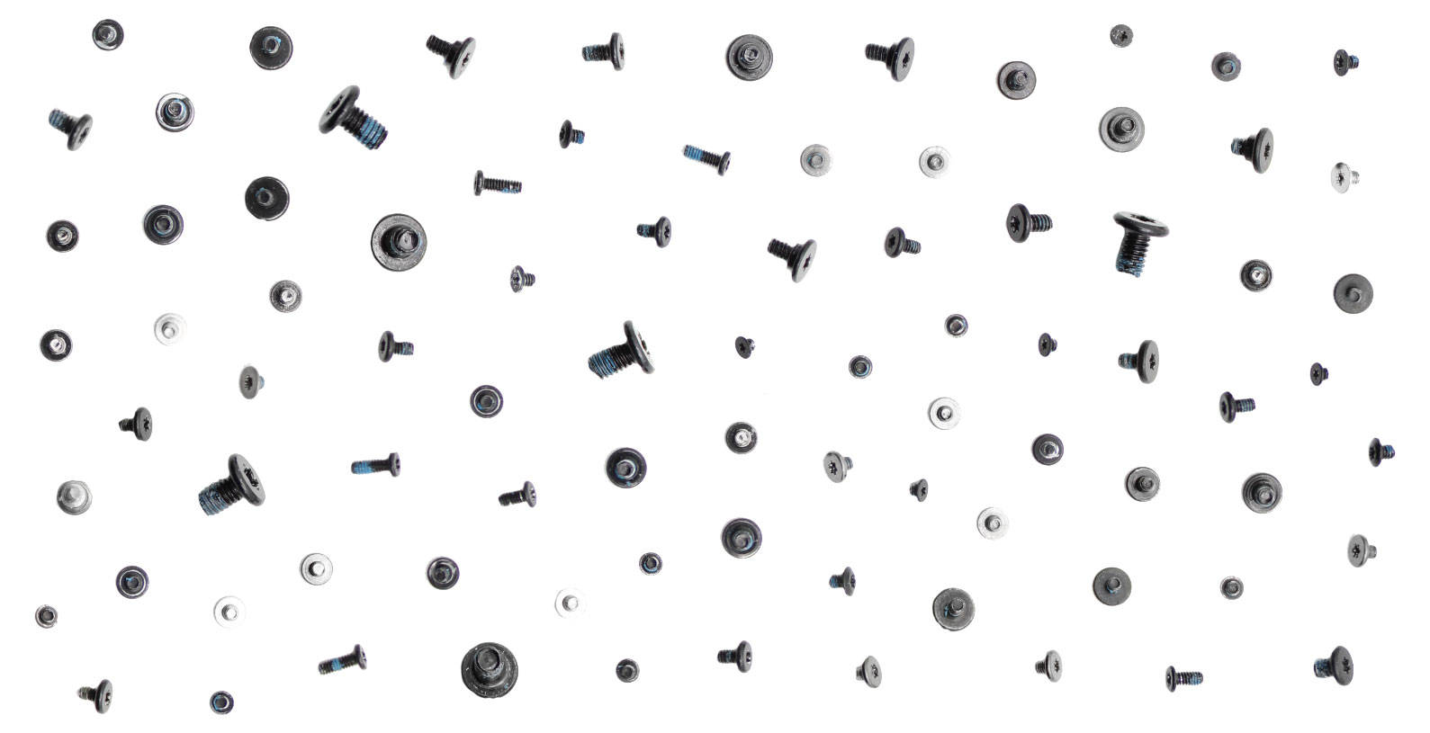 999-0010 – Screws Full Set/Kit, 70+ Pieces