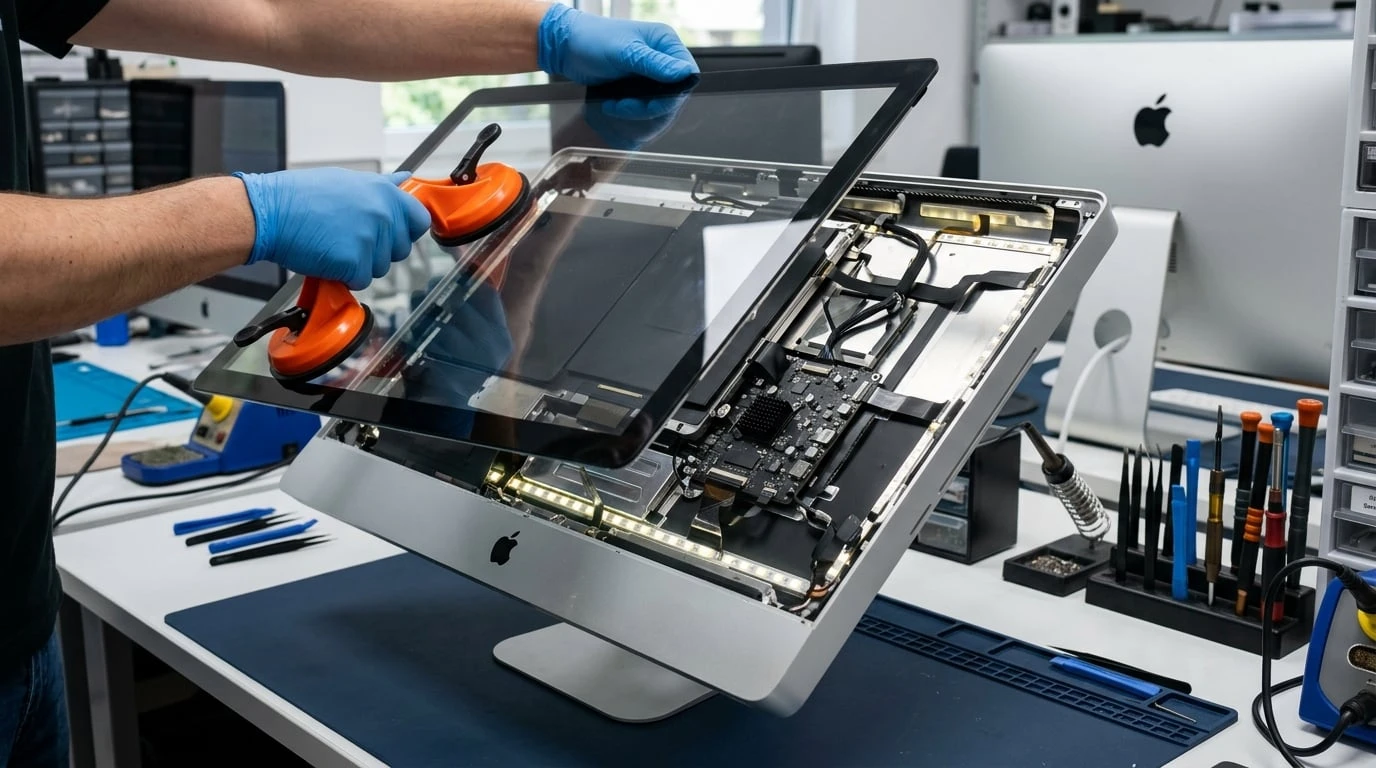 iMac display replacement and repair service at WarriorMac Tampa