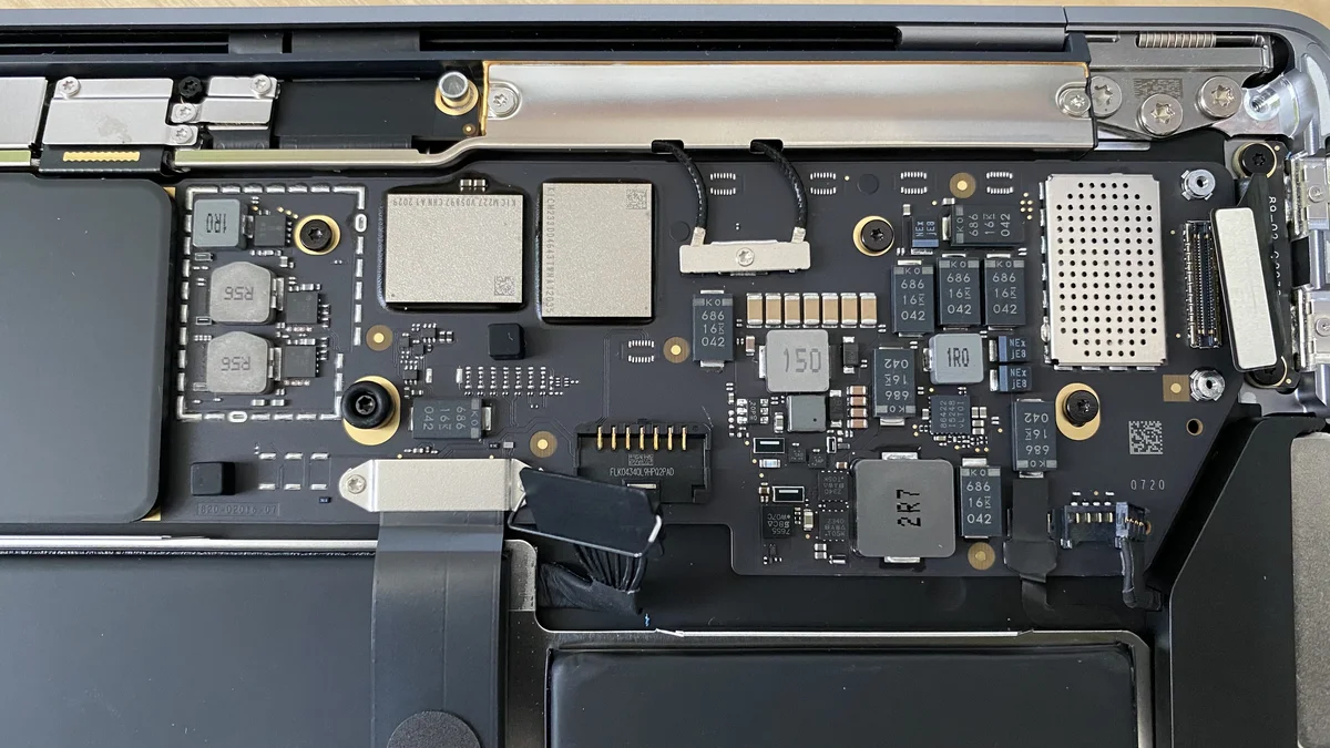 MacBook Air Intel logic board and SSD upgrade at WarriorMac