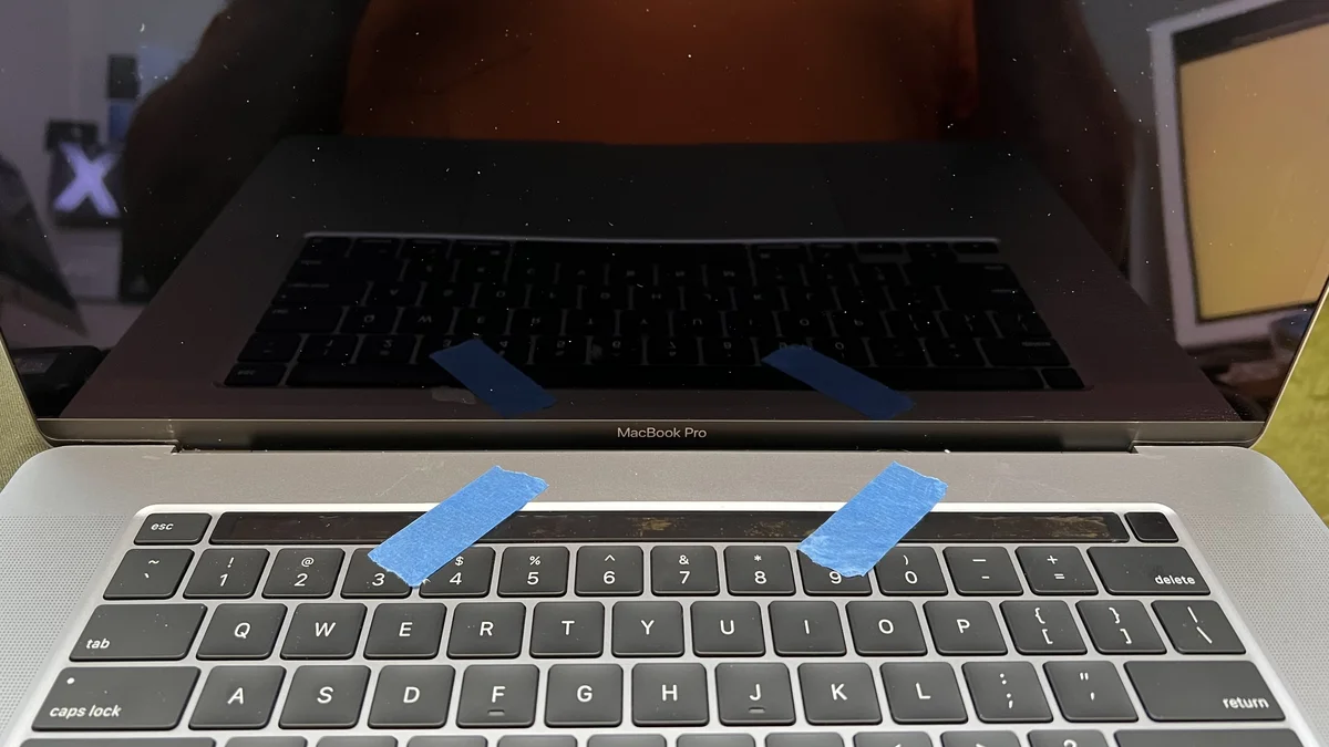 MacBook Pro 15-inch Touch Bar and keyboard repair at WarriorMac