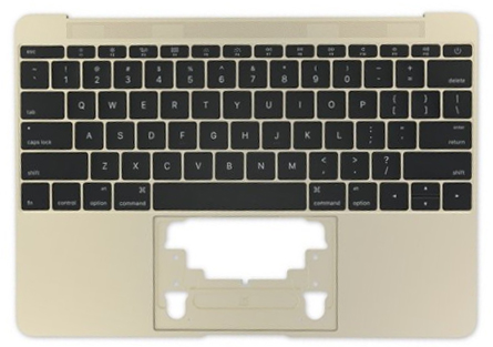 Top Case w/ Keyboard, Gold 661-02280