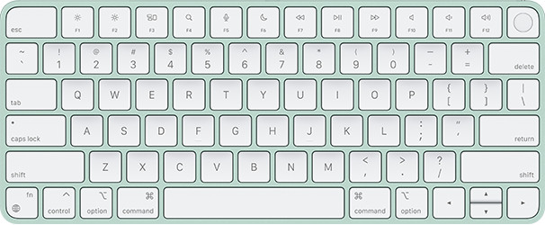 Green, Magic Keyboard, Touch ID, ANSI, English 661-04375
