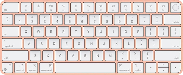 Orange, Magic Keyboard, Touch ID, ANSI, English 661-04385